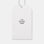 Popping By to Hexe dir einen glücklichen Halloween Geschenkanhänger (Rückseite)