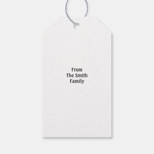 Popping By to Hexe dir einen glücklichen Halloween Geschenkanhänger (Rückseite)