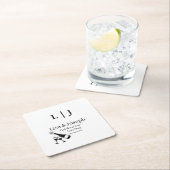 Popping Champagne &Toasting Glasses Party Wedding Rechteckiger Pappuntersetzer (Vor Ort)