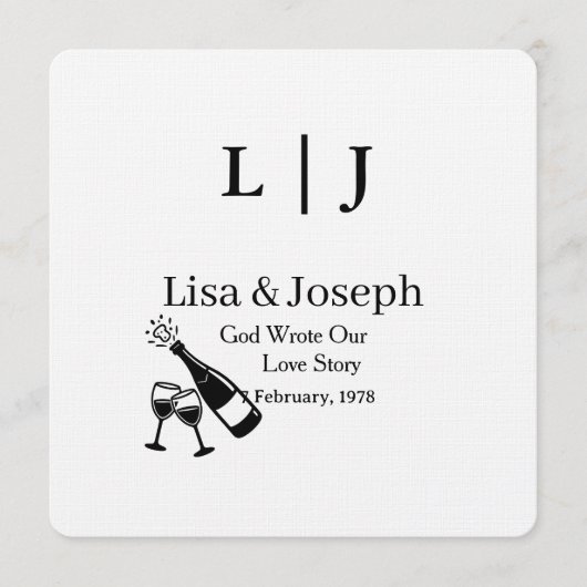 Popping Champagne &Toasting  Party Wedding  Einladung (Vorderseite)