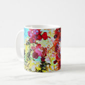 Popping Petals! Blankokarte für schöne Kunst Kaffeetasse (Vorderseite Links)