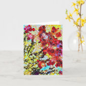 Popping Petals! Blankokarte für schöne Kunst Karte (Gelbe Blume)