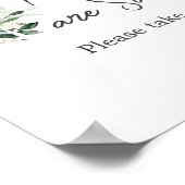 Poppin's Flaschen Babydusche Babys sind süß Poster (Ecke)