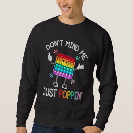 Poppin's trendige sensorische Fidget Sweatshirt (Vorderseite)