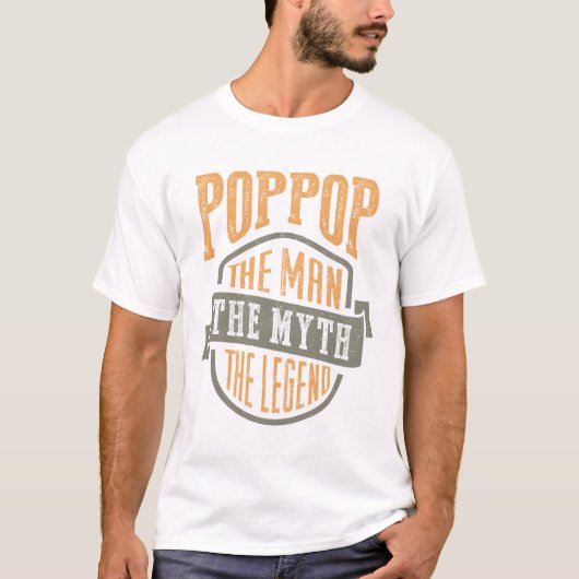 Poppop. Der Mann. GodVater T - Shirt (Vorderseite)