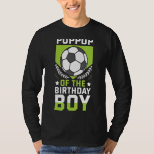 Poppop hat das Geburtstags Boy Soccer Player Team T-Shirt
