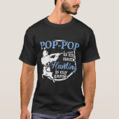Poppop Jagd Shirt Vathers Day Geschenk von Sohn (Vorderseite)