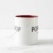 PopPop-Jahr Zweifarbige Tasse (Mittel)