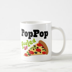 Poppop (lustige) Pizza Kaffeetasse
