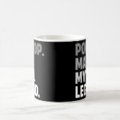 PopPop Man Myth Legend Funny Father Gift Vater für Kaffeetasse (Mittel)