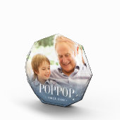 Poppop Opa Jahr etabliert Fotoblock (Rechts)