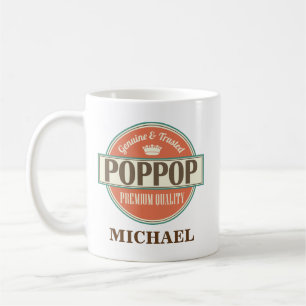 Poppop personalisiertes Tassen-Geschenk Kaffeetasse