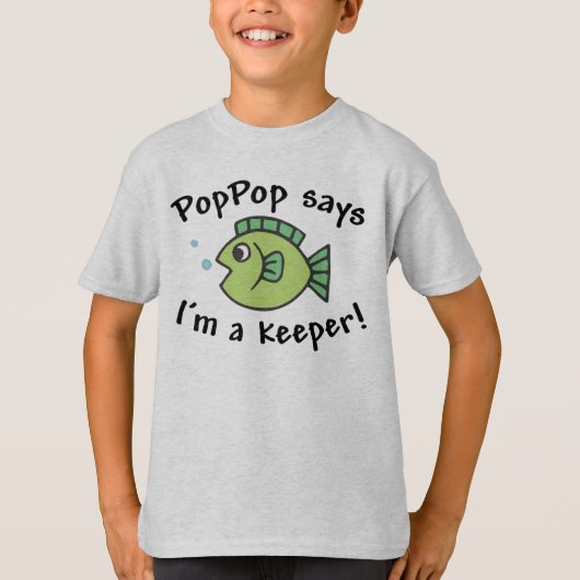 PopPop sagt, dass ich ein Wächter bin! T-Shirt (Vorderseite)