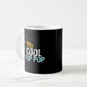Poppop von Grandtochter Grandson Reel Pop Pop Kaffeetasse (Vorderseite Links)