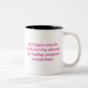 PopPops eingewickelt (Rosa) Zweifarbige Tasse