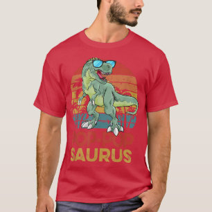 PopPopsaurus T Re Dinosaur Funny Vintage Daddy Sau T-Shirt