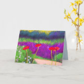 Popps im Millenium Park Chicago Karte (Gelbe Blume)