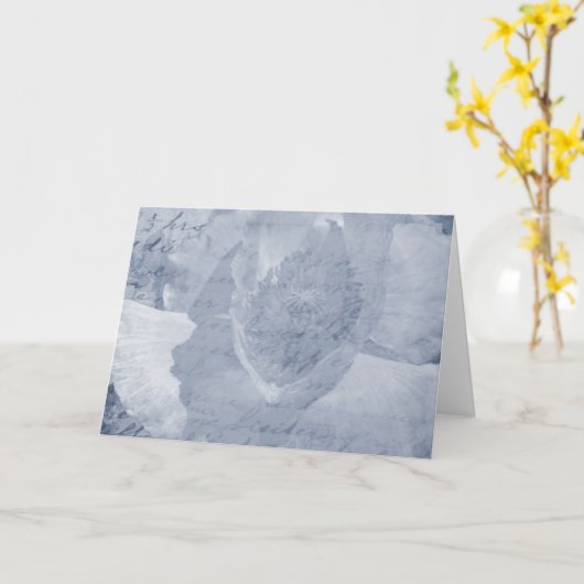 Poppy 2 karte (Gelbe Blume)