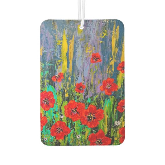 Poppy Air Freshener Autolufterfrischer (Rückseite)