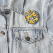 Poppy Art Illustration Blume Muster Button (Beispiel)