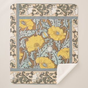 Poppy Art Illustration Blume Nouveau Sherpadecke