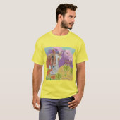 Poppy Art lustige Farben T-Shirt (Vorne ganz)