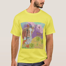 Poppy Art lustige Farben T-Shirt