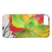 Poppy Art Makro-Mohn Case-Mate iPhone Hülle (Rückseite (Horizontal))