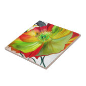 Poppy Art Makro-Mohn Fliese (Seite)