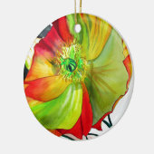 Poppy Art Makro-Mohn Keramik Ornament (Links)