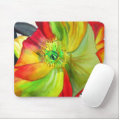 Poppy Art Makro-Mohn Mousepad (Mit Mouse)