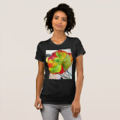 Poppy Art Makro-Mohn T-Shirt (Vorne ganz)