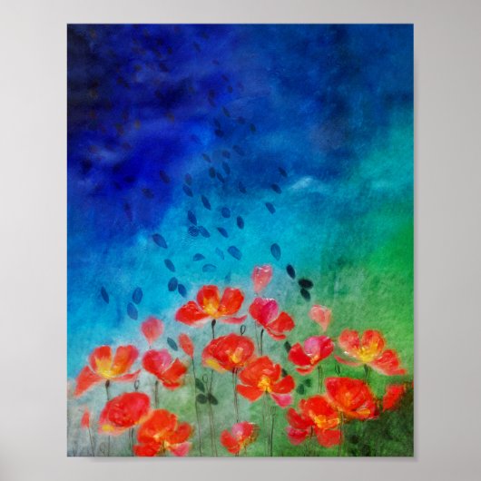 Poppy Art Poster (Vorne)
