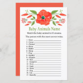 Poppy Baby Animals Name Game (Vorne/Hinten)