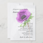 Poppy Bat Mitzvah Einladung (Vorderseite)