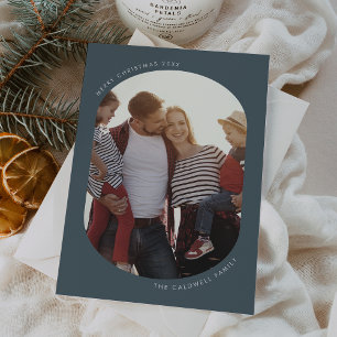 POPPY Blue Modern Fun Family DIY Foto Weihnachten