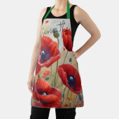 Poppy Blume Blossom Personalisierte Küche Schürze (InSitu)