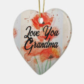 Poppy Blume Blumenkohl Liebe Ihr Oma Dekoration (Links)