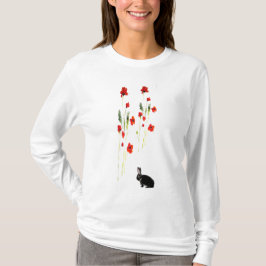 Poppy Blume Bunny Rabbit Art T-Shirt