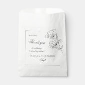 Poppy Blume Geschenktütchen (Vorderseite)