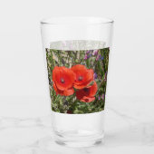 POPPY-BLUME GLAS (Rückseite)