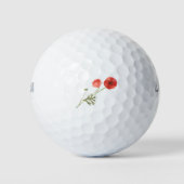 Poppy-Blume Golfball (Vorderseite)