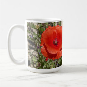 POPPY-BLUME KAFFEETASSE