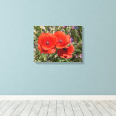 POPPY-BLUME LEINWANDDRUCK (Insitu (Holzboden))