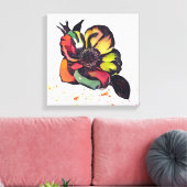 Poppy-Blume Leinwanddruck (Insitu (Wohnzimmer))