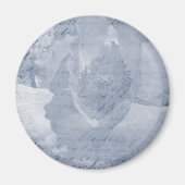 Poppy-Blume Magnet (Vorne)