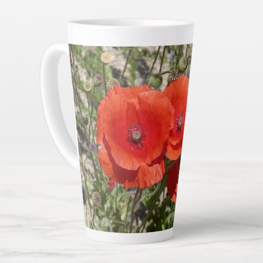 POPPY-BLUME MILCHTASSE (Linke Ecke)
