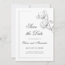 Poppy Blume minimalistische schicke Hochzeit speic