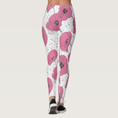 Poppy Blume Muster Leggings (Rückseite)