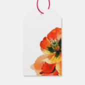 Poppy Blume Red Classic Suite Wedding Geschenkanhänger (Rückseite)